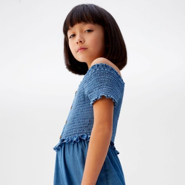 Denim Dress for Girl - Image 2